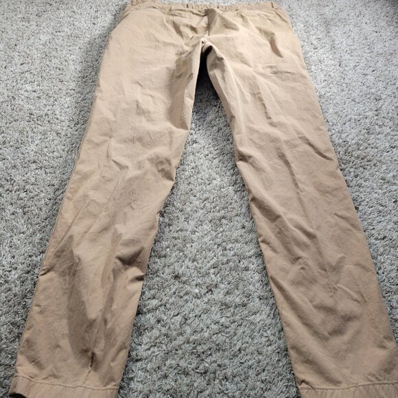 THEORY Pants Mens 36x32.5 Beige Straight Leg Chino Preppy - Picture 6 of 7